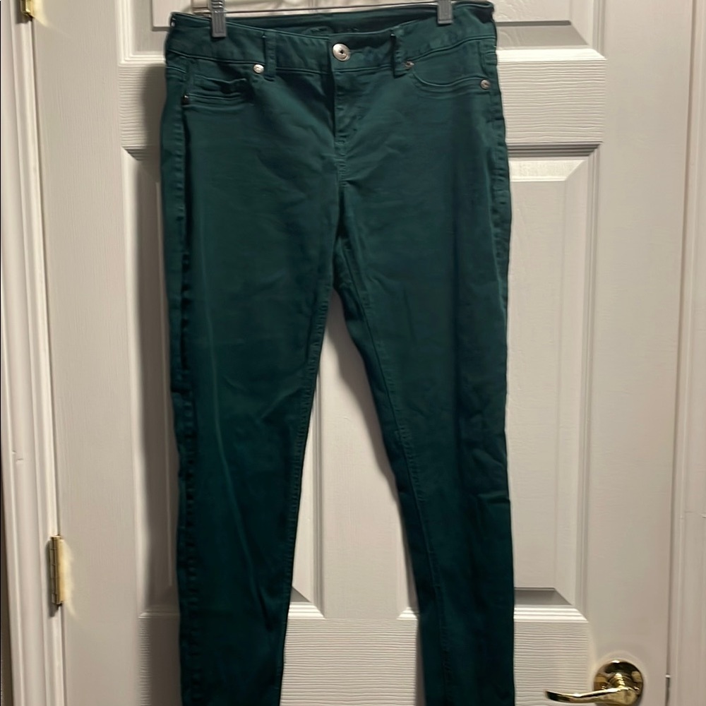 Dark Green Pants
